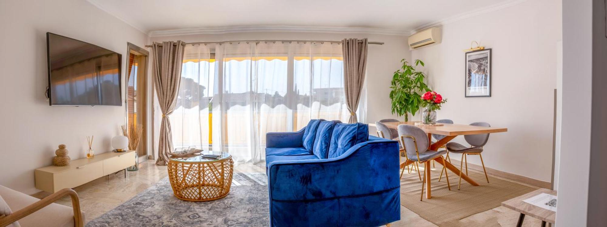 Апартаменты 3 Pieces Au Coeur Du Cros De Cagnes Экстерьер фото